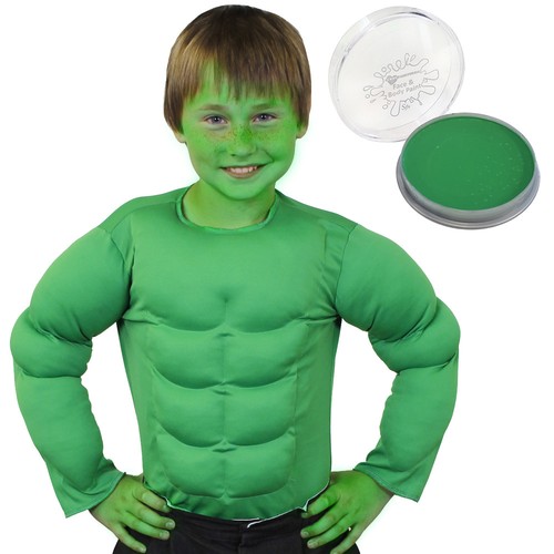 Bambino verde muscolo petto - bambino,